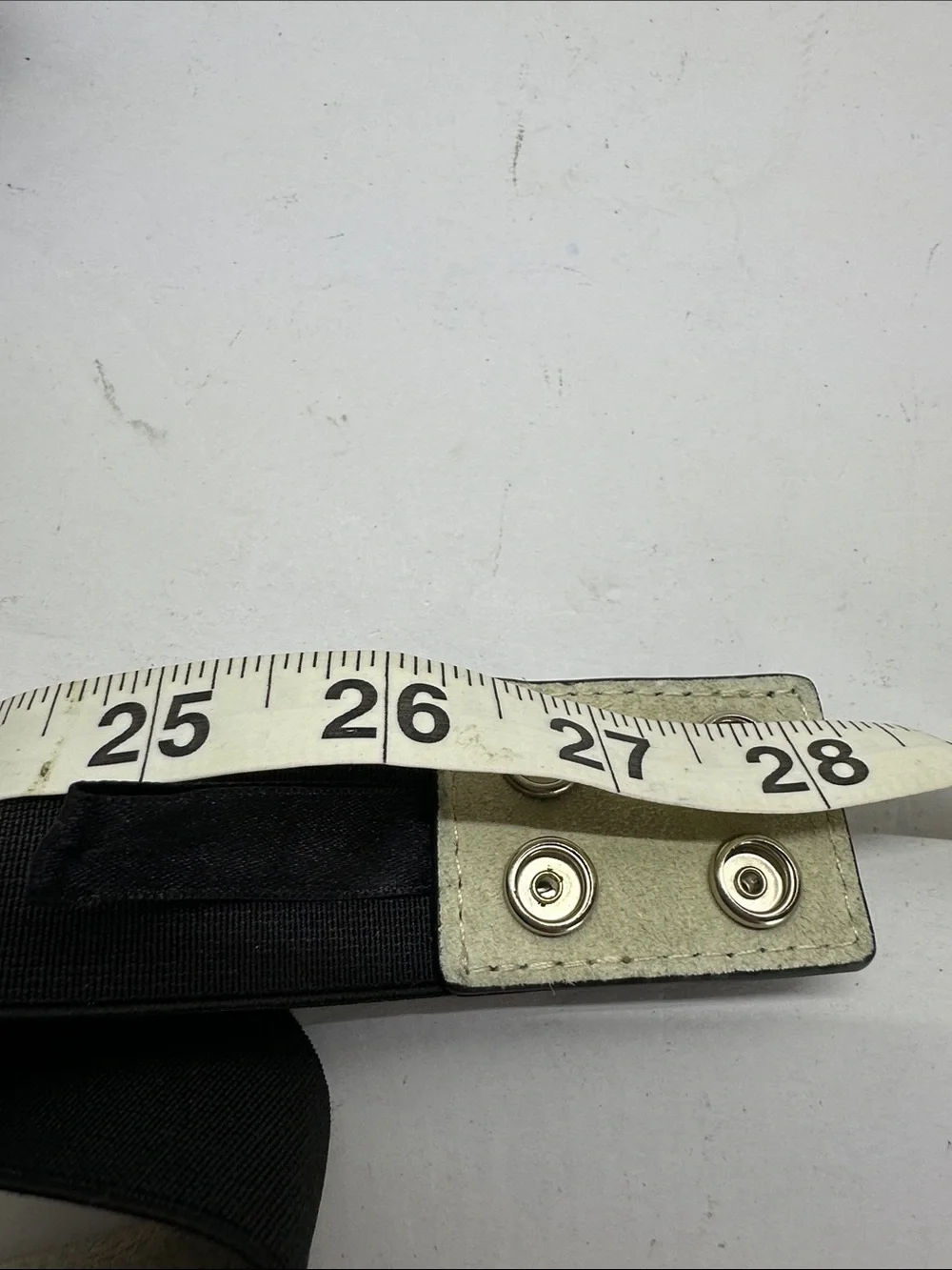 White House Black Market Black Velvet Bow Stretch Belt